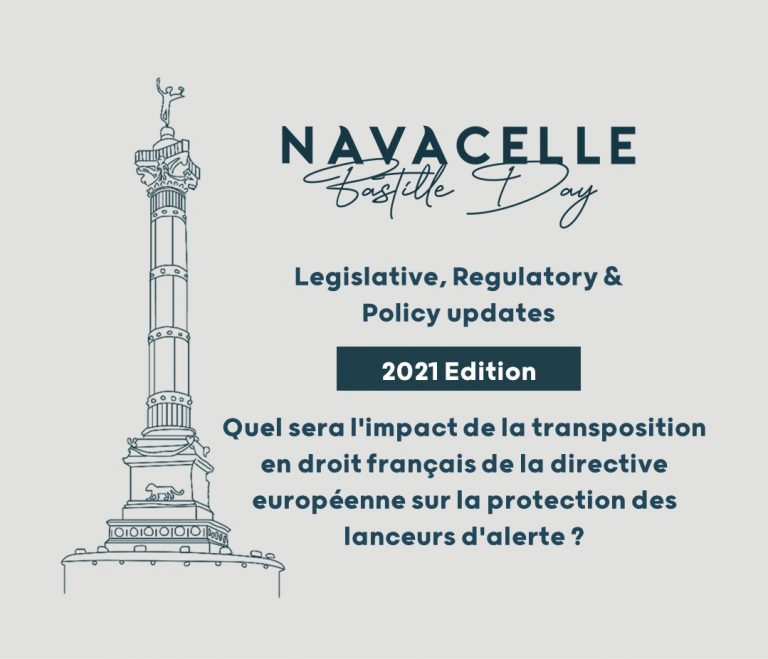 Quel sera l'impact de la transposition en droit français de la directive européenne sur la protection des lanceurs d'alerte ? (En anglais)