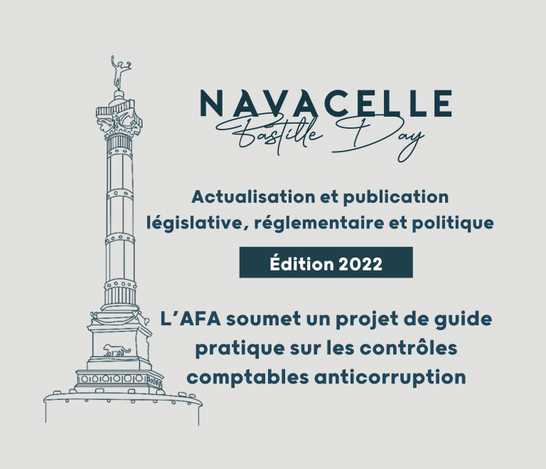 L’AFA soumet un projet de guide pratique sur les contrôles comptables anticorruption