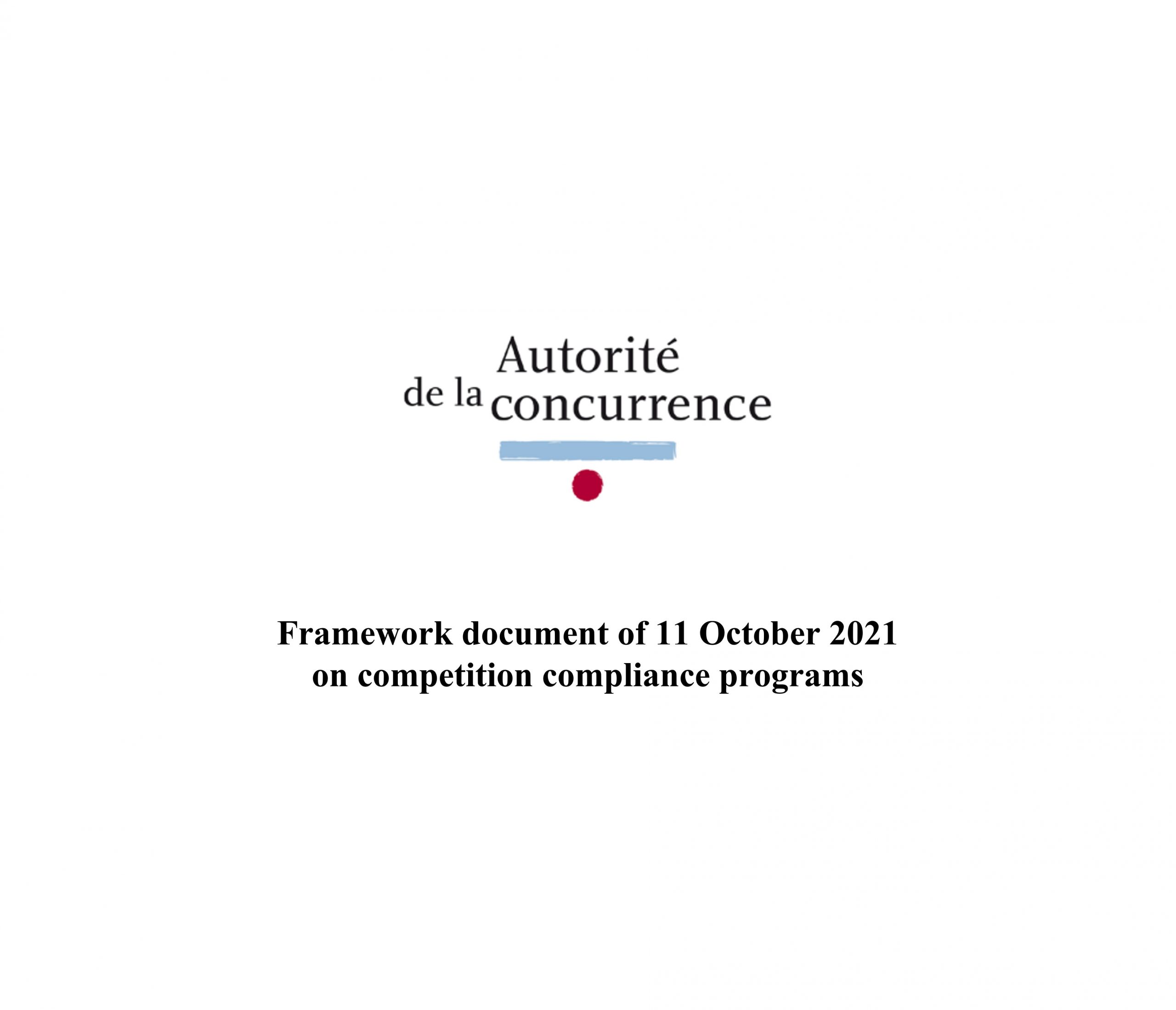 The French Competition Authority new draft guide on compliance