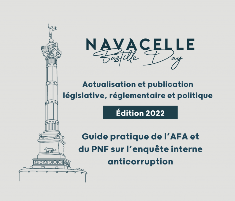 Guide pratique de l’AFA et du PNF sur l’enquête interne anticorruption