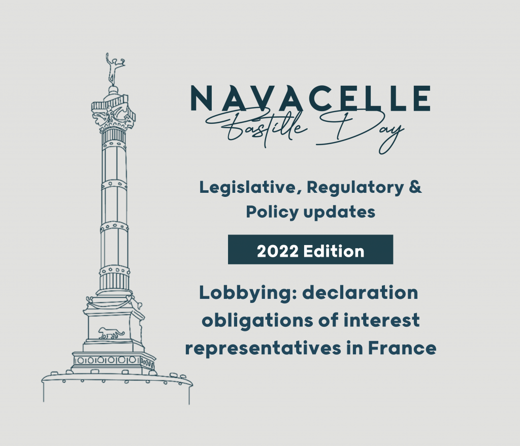 Lobbying : Declaration obligations of interest representatives in France
