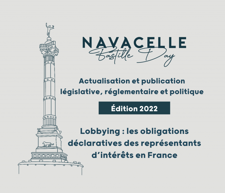 Lobbying les obligations déclaratives des représentants d’intérêts en France
