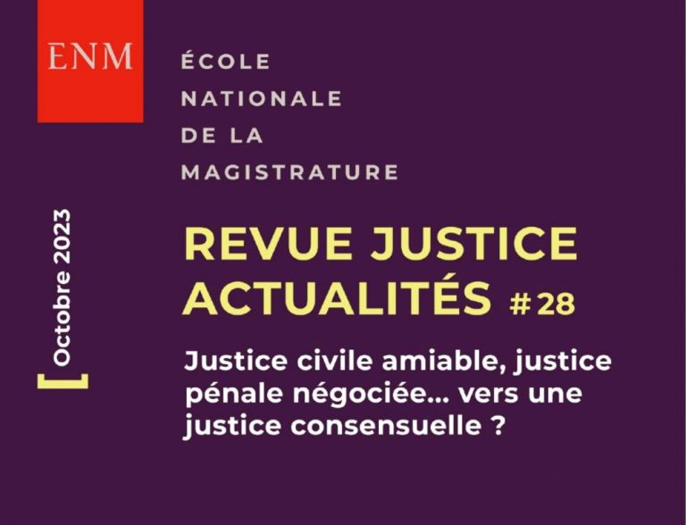 Revue Justice Actualités #28