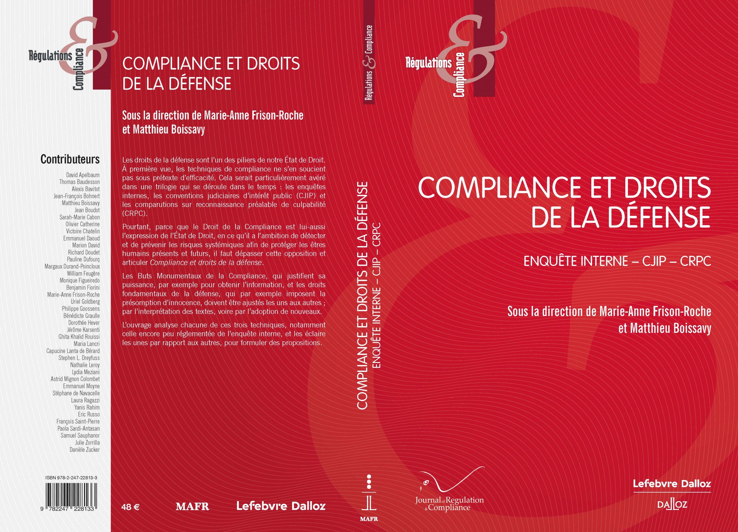 Compliance et droits de la défense : Enquête interne, CJIP, CRPC