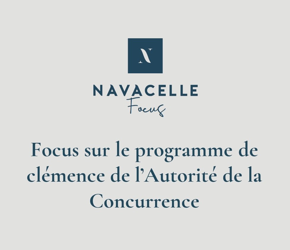 Focus sur le programme de clémence de l’Autorité de la Concurrence